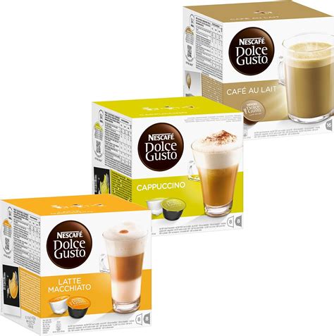 Nescaf Dolce Gusto Zestaw Kremowy Latte Macchiato Cappuccino Au