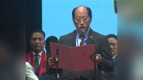 Neiphiu Rio Takes Oath As Nagaland CM For 5th Straight Term Nine