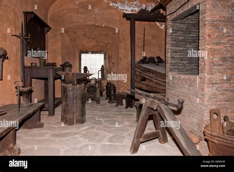 museum inside Castle of the Holy Angel, Castel Sant' Angelo, Rome, Lazio, Italy Stock Photo - Alamy