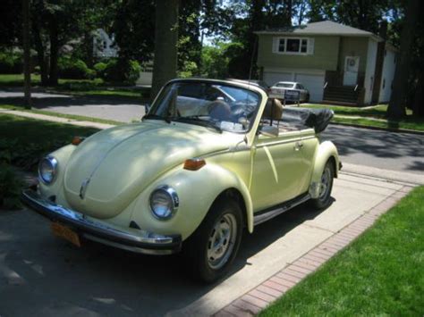 Buy Used 1979 Classic VW Super Beetle Convertible Karmann Edition In