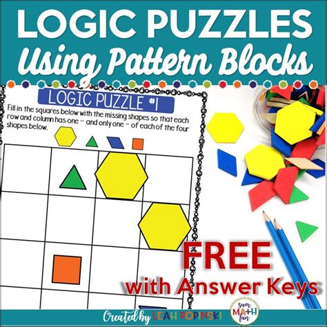 {Free} Logic Puzzles to Build Problem Solving Skills - Sum Math Fun