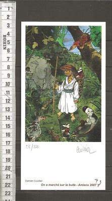 EX LIBRIS ON A MARCHE SUR LA BULLE AMIENS 2007 TIRAGE LIMITE EBay