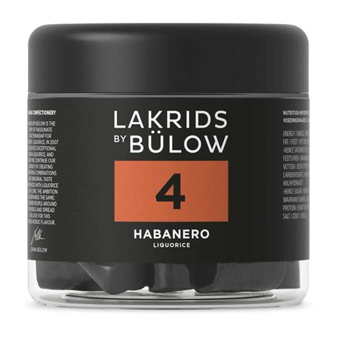 Lakrids By Bülow 4 HABANERO MIT HABANERO CHILI 150g Naschhaus