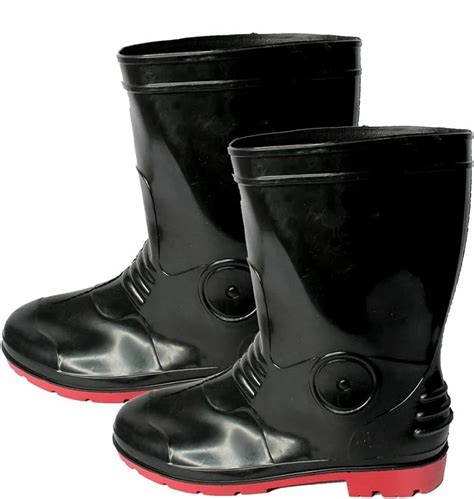 Half Fortune Robot Black Red Safety Gumboot For Industrial At Rs 210