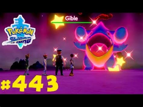 Pokemon Sword Shiny Dynamax Gible Raid Catch YouTube