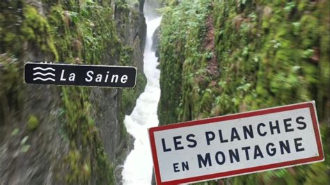 La Langouette Gorges De La Saine Aux Planches En Montagne Jura Youtube