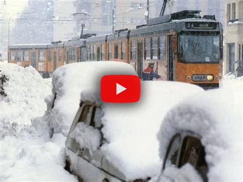 Meteo Amarcord NEVE A MILANO La Storica Nevicata Del Gennaio 1985 Il