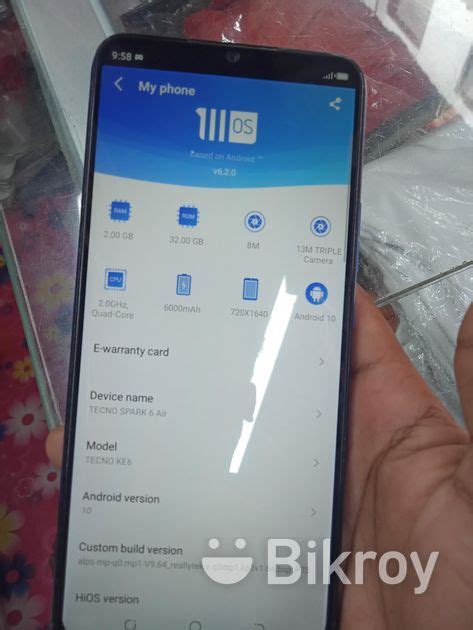 Tecno Spark Air Used For Sale In Jashore Bikroy