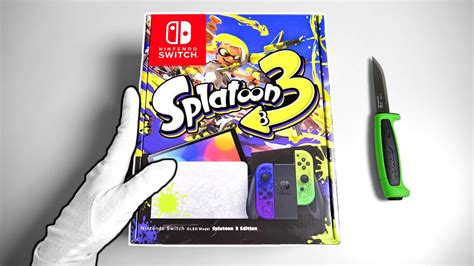 Best Nintendo Switch Oled Special Edition Unboxing Splatoon 3