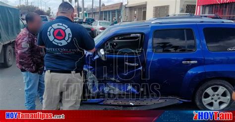 Hoy Tamaulipas Ebrio Causa Aparatoso Choque En Matamoros