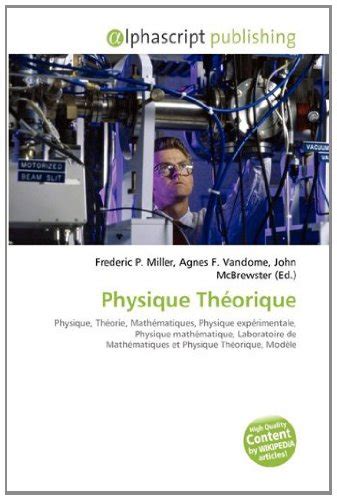 Physique Théorique Physique Théorie Mathématiques Physique