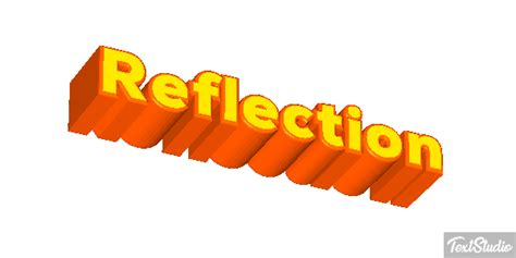 Reflection Word Animated  Logo Designs