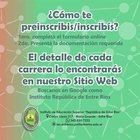 Inscripciones y preinscripciones 2024 abiertas Instituto de Educación