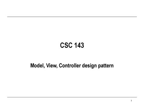 Model View Controller Design Pattern Ppt Download