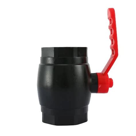 Black PE Hot Melt Ball Valve Fittings And Valves Coupling And Valve
