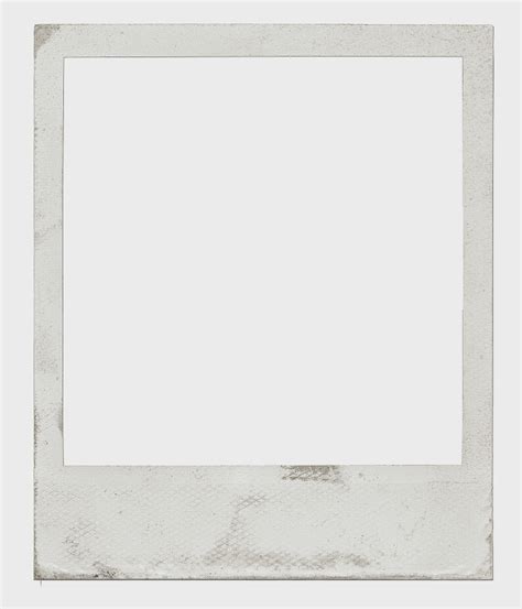 Polaroid frame, instant border, white rectangular frame, Polaroid ...