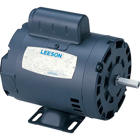 Leeson Reversible Electric Motor Hp Rpm Volts