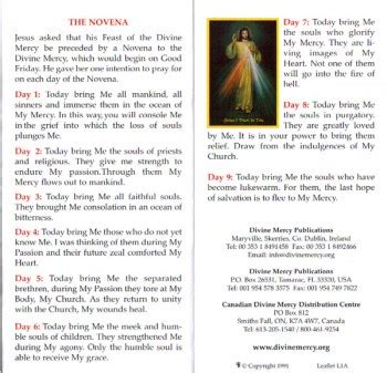 Leaflets Devotion To The Divine Mercy Pack 25 Leaflets