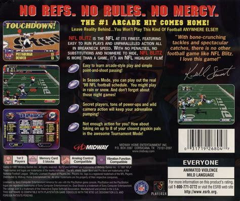 Nfl Blitz 1998 Playstation Box Cover Art Mobygames