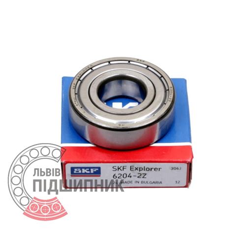 Bearing 6204 2Z SKF Deep Groove Sealed Ball Bearing SKF Series 6200