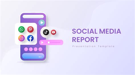 Social Media Report PowerPoint Template