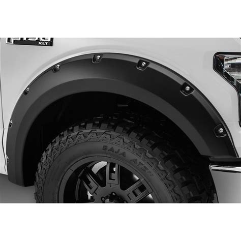 Bushwacker Ford F Pocket Style Matte Black Fender Flares