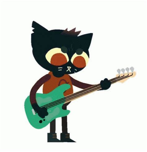 Nitw Cat Nitw Cat Guitarplaying Discover Share Gifs Night