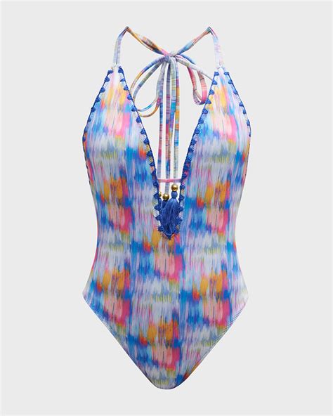 Ramy Brook Ikat Printed Sonoma One Piece Swimsuit Neiman Marcus