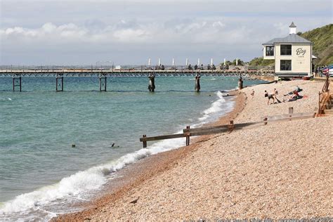 Totland Bay Pier Isle Of Wight Coast