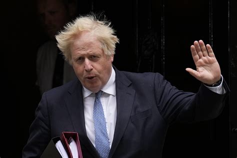 „partygate“ Affäre Misstrauensvotum Gegen Briten Premier Boris Johnson