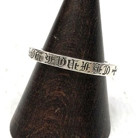 楽天市場中古CHROME HEARTS クロムハーツ 購入証明書付き シルバーリング サイズ20 カラーシルバー SPACER 3MM FUCK YOU ｽﾍﾟｰｻｰﾌｧｯｸﾕｰ