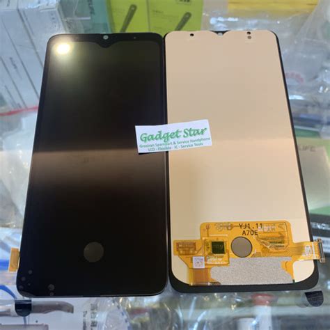 Jual LCD TOUCHSCREEN SAMSUNG A70 A705 A705F OLED BISA FINGERPRINT