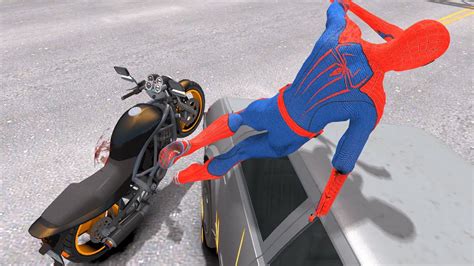 Brutal Motorcycle Spiderman Ragdolls Gta Iv 34 Euphoria Physics