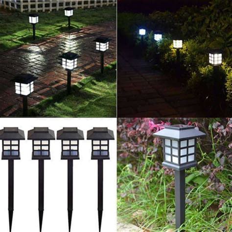 Solar Powered Garden Pathway Landscape Lights - ShopHomy