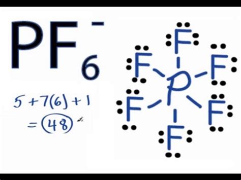 PF6 Lewis Structure: How To Draw The Lewis Structure For , 46% OFF