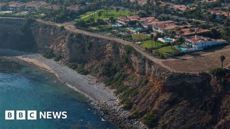 California S Rancho Palos Verdes Thrown Into Chaos By Landslides Bbc News