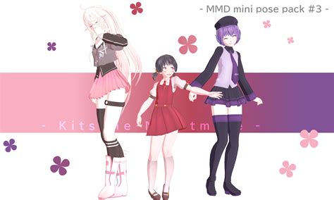 Mmd Pose Pack 3 Download By Kitsunenokiba On Deviantart