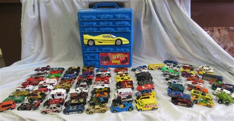 Sold Price Vintage Mattel Hot Wheels Car Truck Rolling Case Carrier Holds Cars Toy