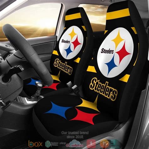 Pittsburgh Steelers Nfl Logo Car Seat Covers Limited Edition