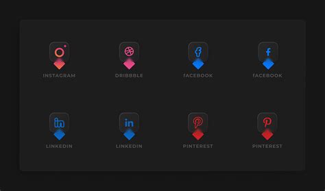 GLASSMORPHISM ICONS on Behance