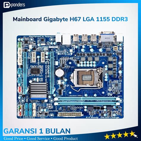 Jual Mainboard Intel Gigabyte H Lga Ddr Support Gen Shopee