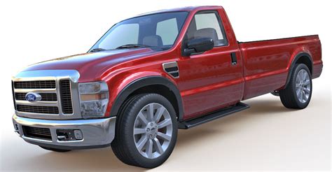 Ford F250 3d Model