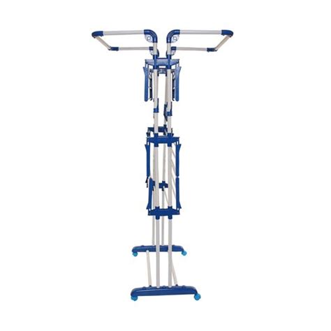 Parasnath Blue Stainless Steel Poll Clothes Drying Stand With