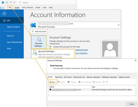 How To Add A Second Exchange Mailbox To Outlook Profile In Windows