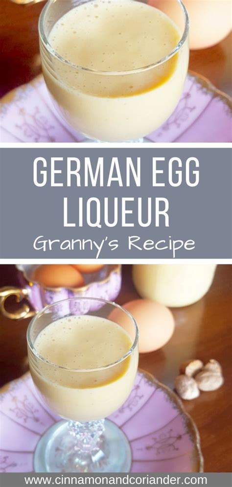 German Egg Liqueur A Traditional German Easter Recipe Rezept