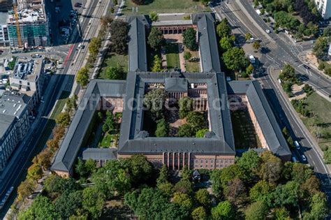 Luftaufnahme Leipzig Museums Geb Ude Ensemble Grassi Museum Am