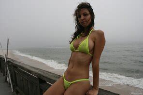 Bikini Model Christine AI Enhanced Photo Gallery