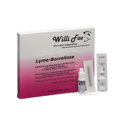 Buy Willi Fox Lyme Borreliosis Rapid Test 5 Piece Kanela