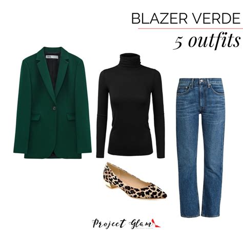 Blazer verde combinaciones fáciles de recrear Project Glam