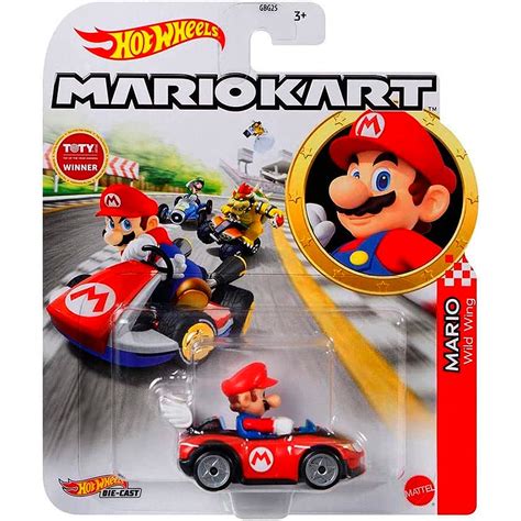 Carrinho Hot Wheels Mario Kart Wild Wing Dor Mi Brinquedos